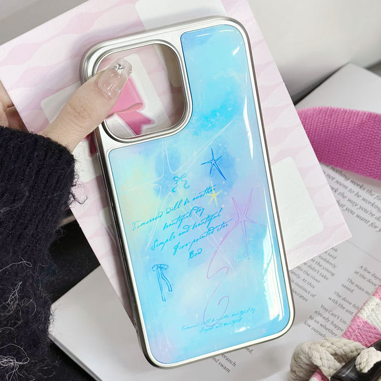 手機殼|14pro電鍍銀邊滴膠蘋果16手機殼15適用iPhone13Proma小米14「LR1512」25.03-4