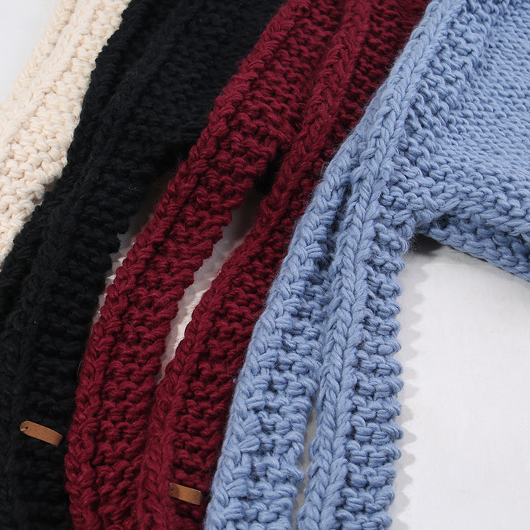 流行帽子|秋冬新款藍色巴拉克拉法帽女保暖針織套頭戶外防風防寒雷鋒帽子男「C5640」25.09-4