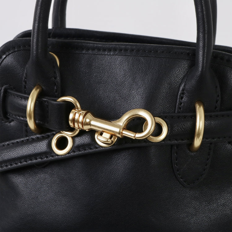 質感真皮|新款精緻迷你手拎中古保齡球斜背包通勤小眾復古百搭高級感包「8205」25.03-1