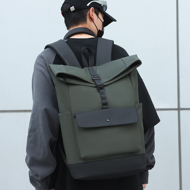 致青春|通勤雙肩包男2025新款大容量電腦包男輕便出差旅行學生雙肩背包「60535-139」25.09-4