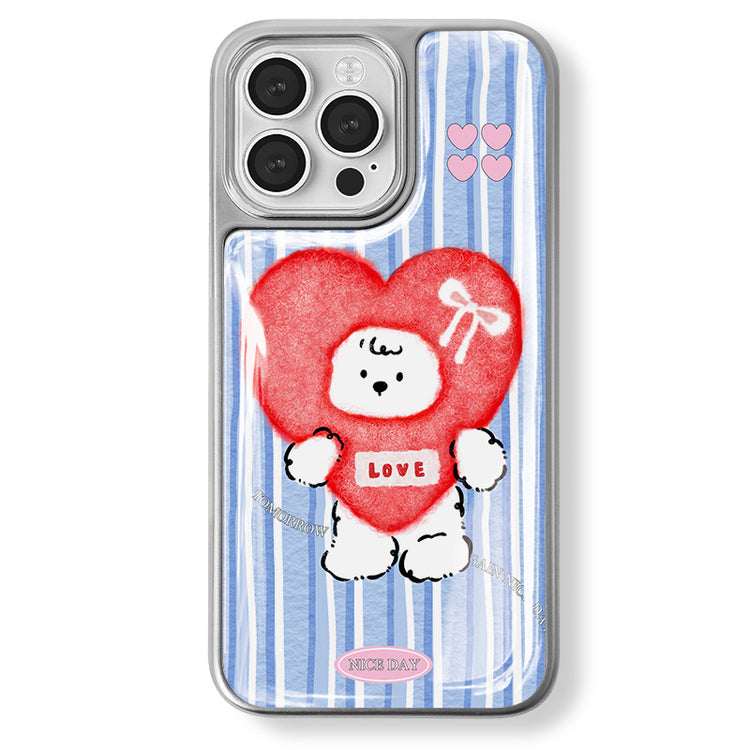 手機殼|蘋果16手機殼15ProMax電鍍銀邊滴膠適用iPhone14Pro高級感12「LR1581」25.04-4