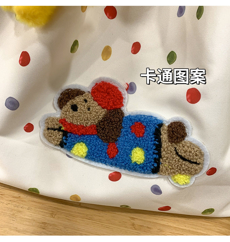 致青春|臘腸狗包包女2024新款學院風簡約單肩包休閒大容量高顏值托特包「231-121」24.12-1