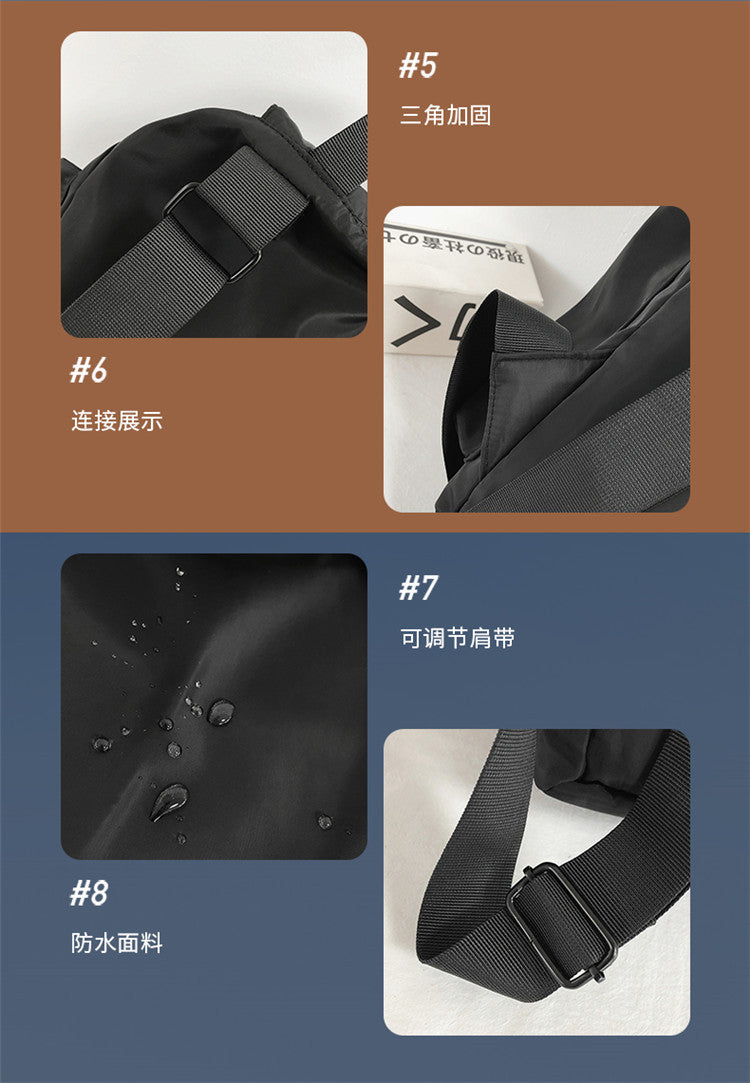 致青春|書包男學生大容量背包新款韓版街頭潮流工裝機能抽繩多口袋雙肩包「0960-132」24.09-4