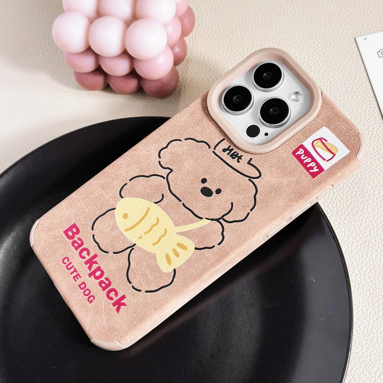 手機殼|iPhone14貼皮殼蘋果16手機殼15PROMAX保護套13Pro卡通12適用「LR1198」24.12-1