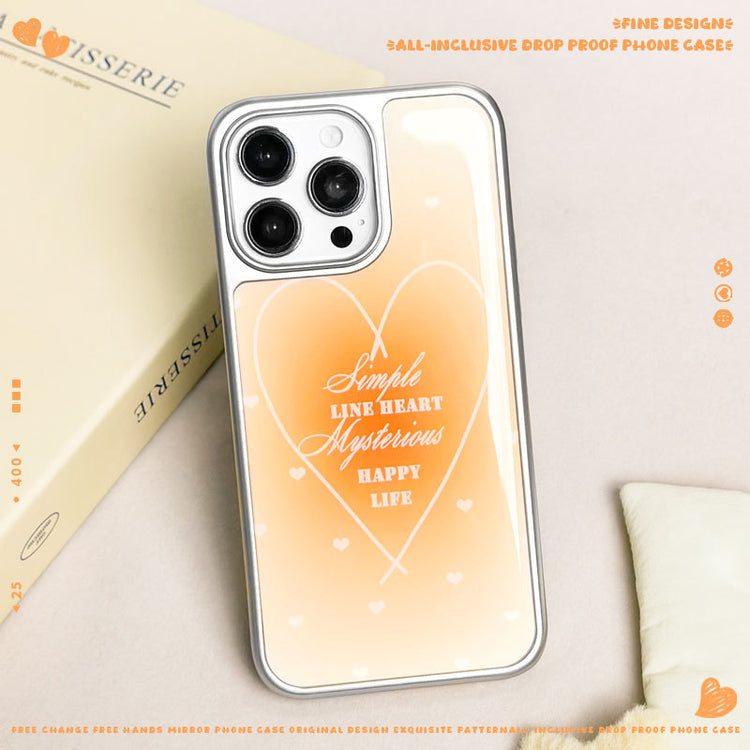 手機殼|iPhone14手機殼17Pro蘋果16適用ins風華為PURA80電鍍銀邊滴膠「LR1983」25.09-3