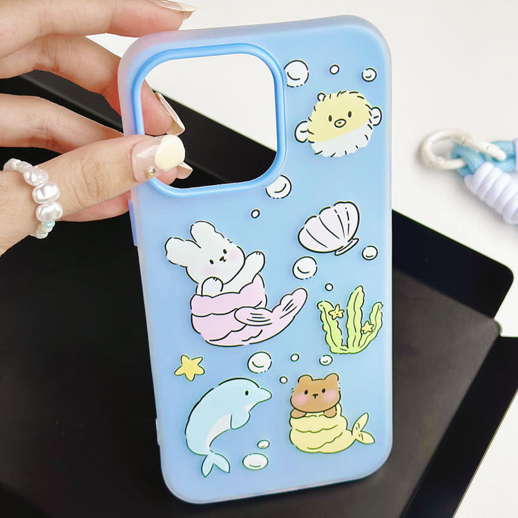 手機殼|iPhone16pro手機殼14Pro蘋果15promax膚感果凍適用12手機繩13「WL0351」24.10-1