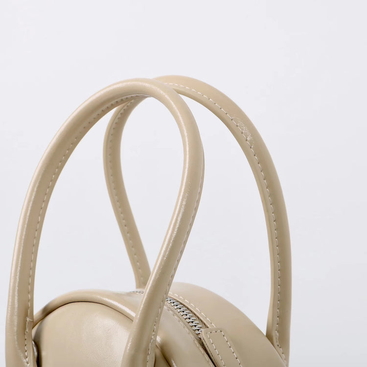 質感真皮|2025新款優質油蠟皮日式小眾貝殼包純日韓風手提單肩斜挎包女百搭「2532」25.02-2