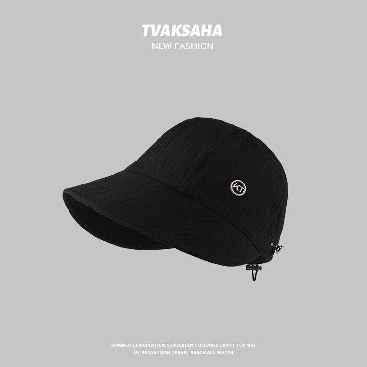 流行帽子|帽子女夏季防曬漁夫帽學生戶外防紫外線顯臉小趙露思同款休閒遮陽「C3934」24.08-4