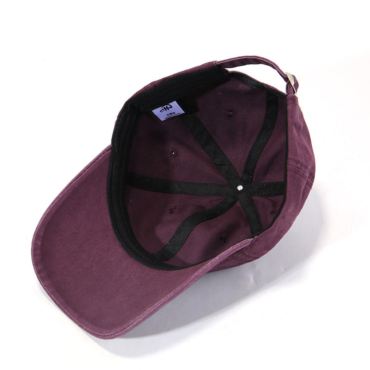 流行帽子|早春新款棒球帽子女純棉軟頂寬檐顯臉小遮陽帽學生穿搭鴨舌帽子男「C4883」24.12-5