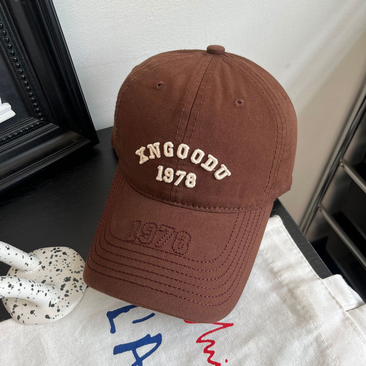 流行帽子|顯臉小棒球帽韓版情侶男女通用鴨舌帽女士春季出遊百搭帽子素顏「C4892」25.01-2