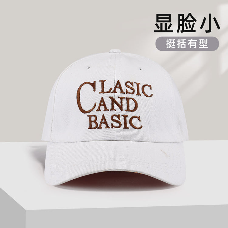 流行帽子|夏季新款遮陽帽子女韓版百搭棒球帽學生情侶顯臉小鴨舌帽戶外休閒「C1495」25.05-1