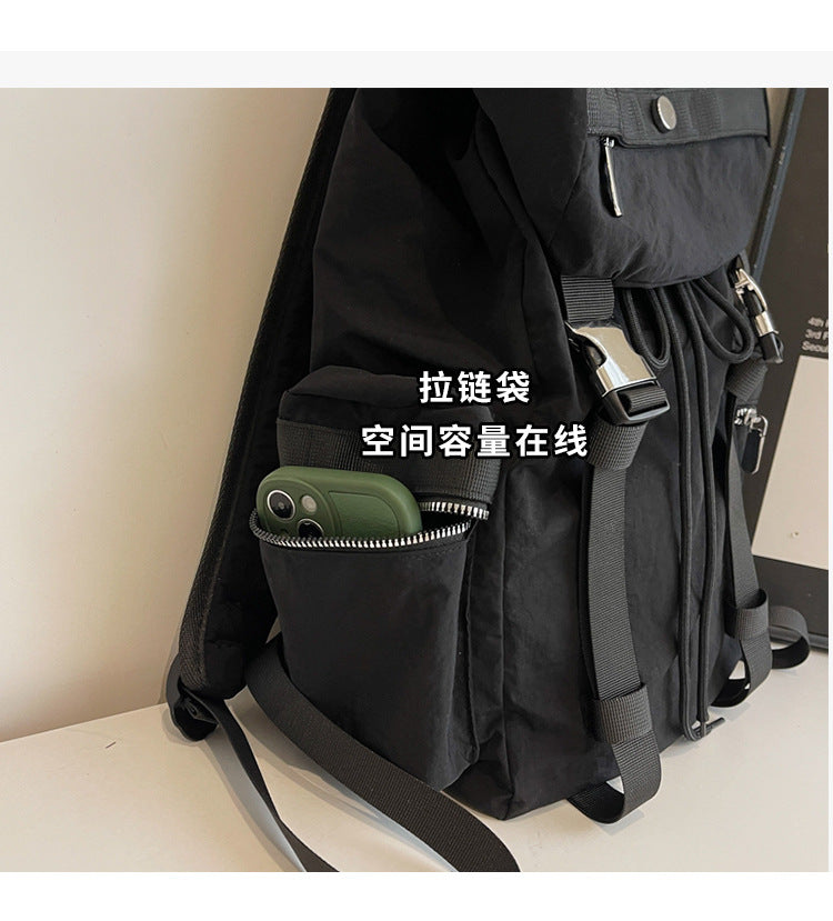 致青春 | 大容量學生書包戶外運動休閒旅遊登山包簡約百搭通勤雙肩背包批發「3558-128」25.08-3
