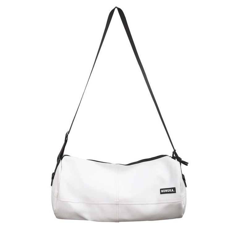 致青春|帆布包包女包2024春夏新款潮時尚帆布單肩包小眾時尚枕頭包「9904-122」24.04-5