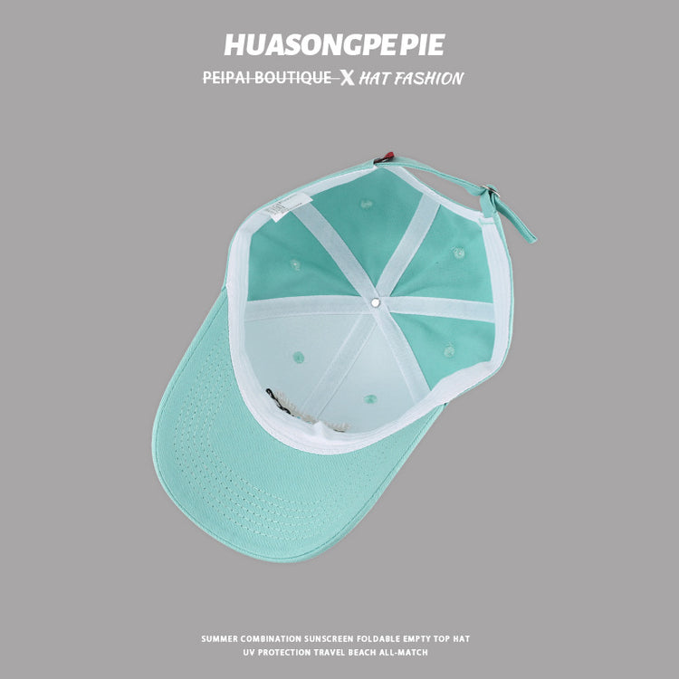 流行帽子|可愛動物刺繡棒球帽女韓版百搭甜美顯臉小遮陽帽時尚百搭鴨舌帽男「C3907」24.04-5