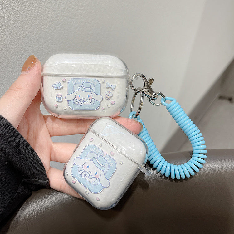 耳機套|適用帶掛繩airpodspro保護殼卡通狗2/3代蘋果藍牙耳機套「BQ2515」24.07