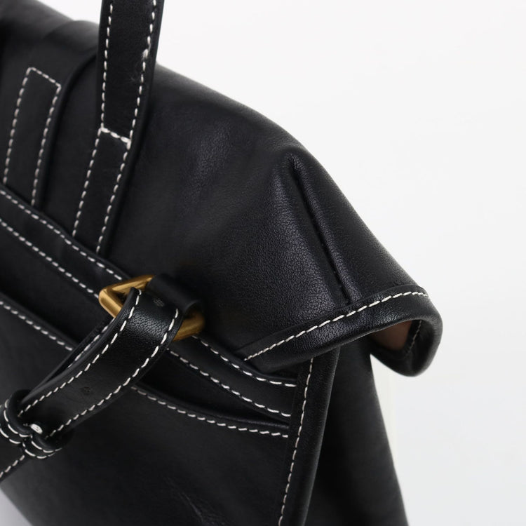 質感真皮|2024新款植鞣頭層牛皮通勤小眾設計隨興郵差包女小挎包單肩斜挎包「6127」24.09-2