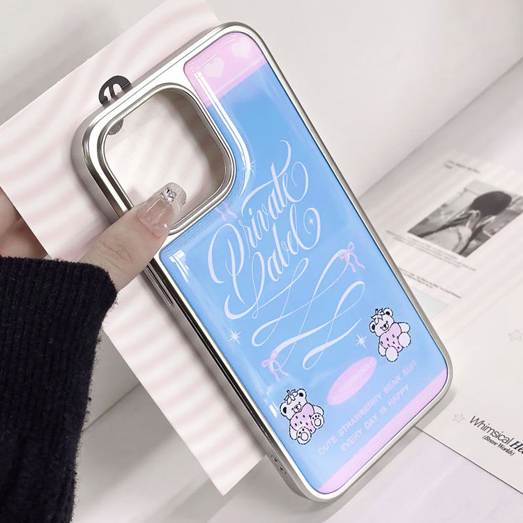 手機殼|iPhone16手機殼14電鍍銀邊滴膠13蘋果15Promax適用華為p70pro「LR1513」25.03-3