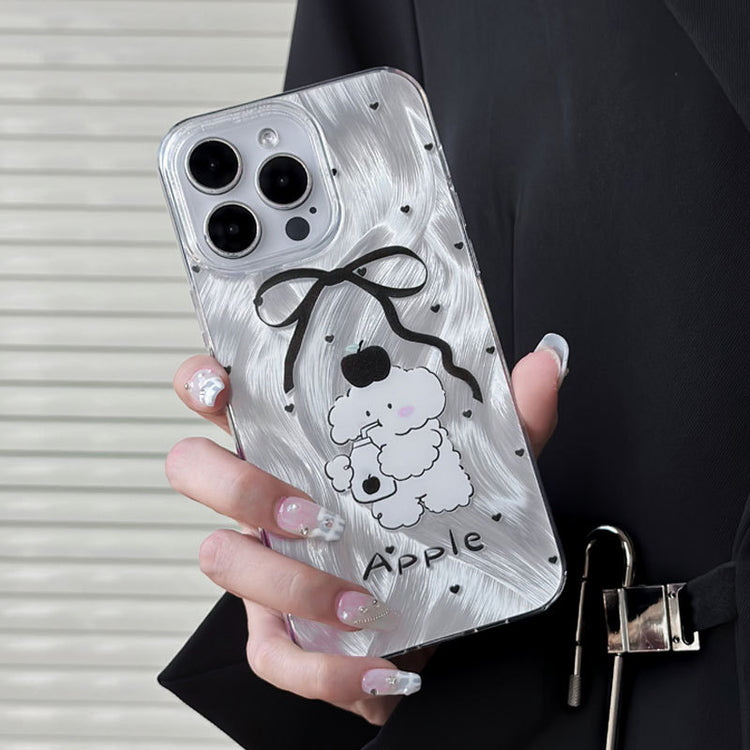 手機殼|iPhone手機殼15/14Pro適用蘋果14Promax大孔透明13羽紗11/12「WL0097」24.07