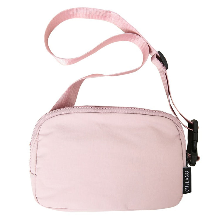 致青春|胸包2024秋季新款尼龍布腰包橫款單肩包跨境風潮休閒男女斜挎小包「302-113」24.09-3