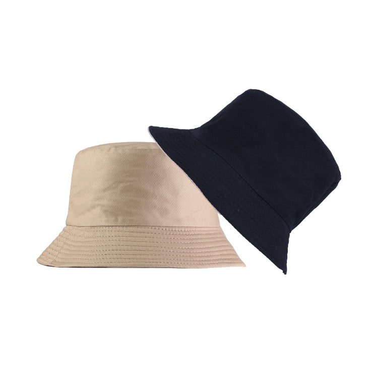 流行帽子|雙面可戴漁夫帽女夏季戶外防曬寬檐顯臉小遮陽帽防曬出行太陽帽男「C4069」24.06-3