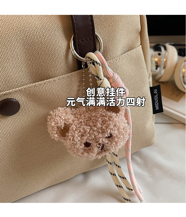 致青春|大容量帆布包女2025新款復古洋氣單肩包上班通勤托特包「6673-125」25.10-4