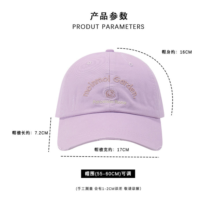 流行帽子|露思同款棒球帽女喜慶情侶紅色韓版遮陽帽學生軟頂顯臉小鴨舌帽「C4915」25.01-2