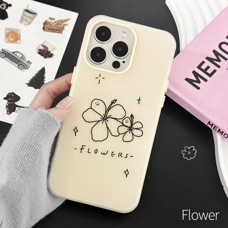 手機殼|蘋果13手機殼iPhone16pro硅膠14Plus膚感果凍14適用12女款11「LR1881」25.08-3