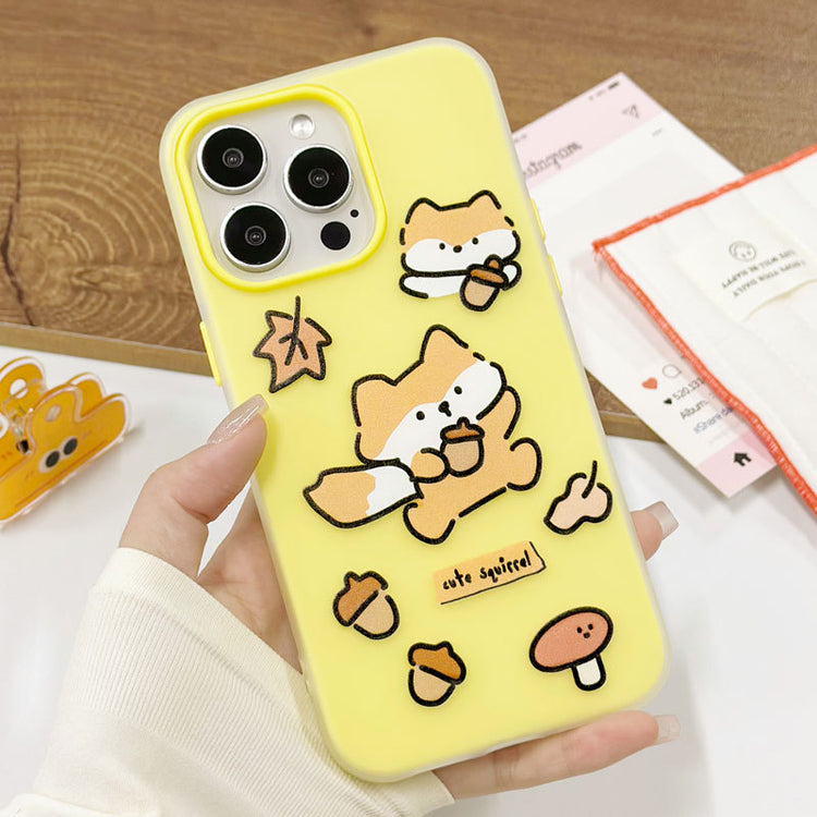 手機殼|蘋果15手機殼iPhone16適用12promax卡通13膚感果凍14二合一11「LR1711」25.07-3