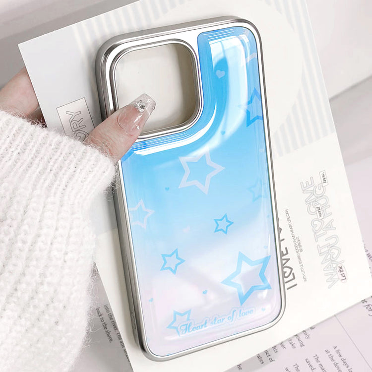 手機殼|蘋果電鍍銀邊滴膠手機殼iPhone16/15適用14 ProMax保護套13P「LR1443」25.04-1