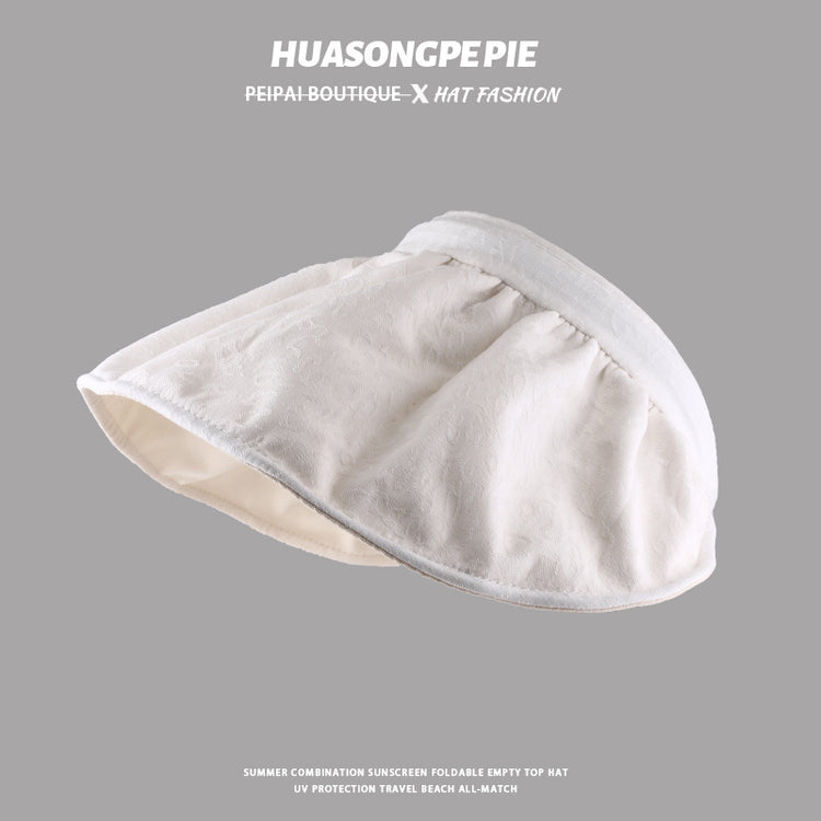 流行帽子|帽子女韓版百搭貝殼帽大帽檐顯臉小夏季薄款透氣遮陽防曬空頂帽子「C1093」24.05-2