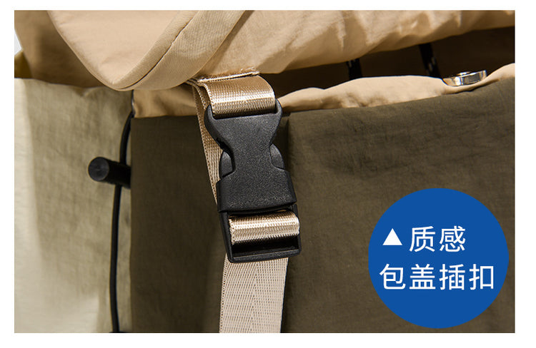 致青春 | 出口熱銷戶外旅行雙肩包大容量輕便休閒防潑水背包設計感通勤大學生書包「1112-29」25.03-3