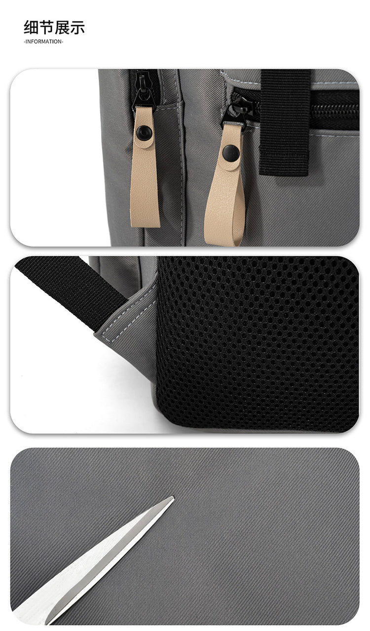 致青春|雙肩包男簡約休閒出行潮流通勤背包大容量運動戶外登山包「9760-133」25.08-4