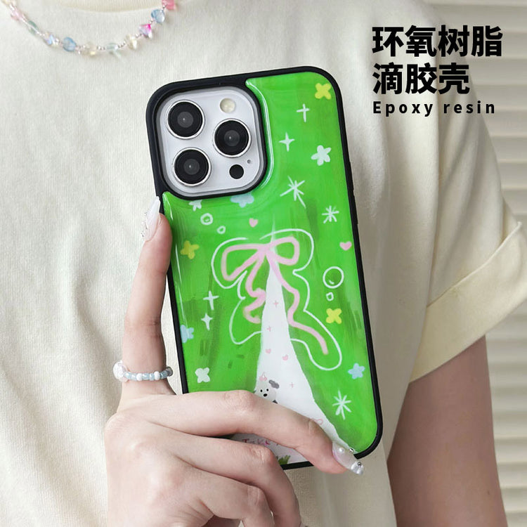 手機殼|華為mate60pro手機殼適用iPhone14滴膠殼ins風13Promax蘋果15「WL0061」24.08-1