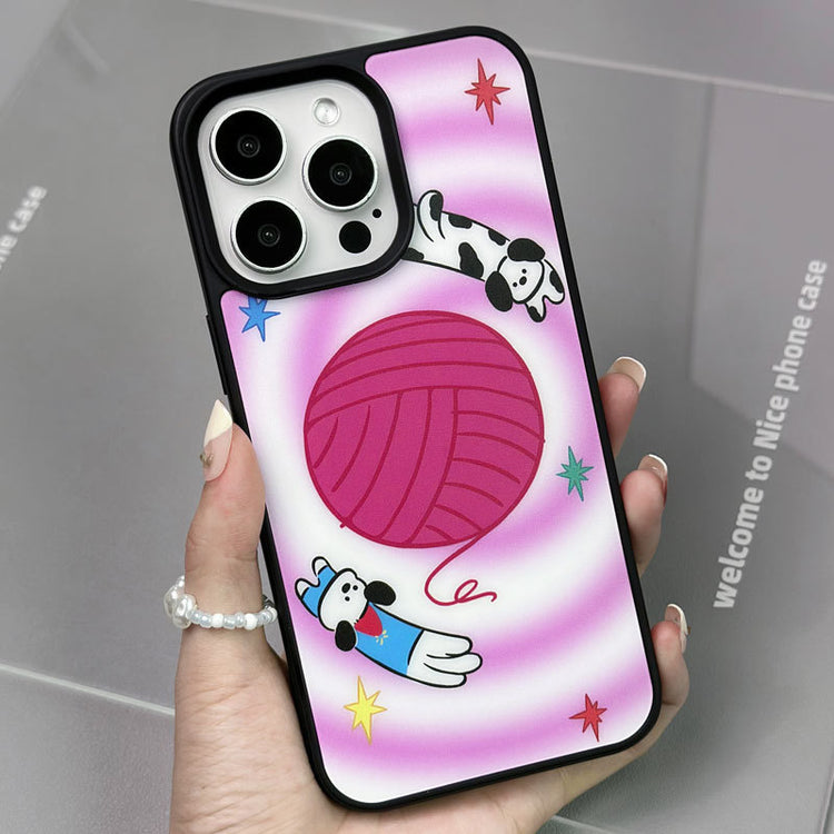手機殼|蘋果16手機殼12/11適用iPhone15Pro磨砂黑框殼14Promax批發13「LR1165」24.10-2