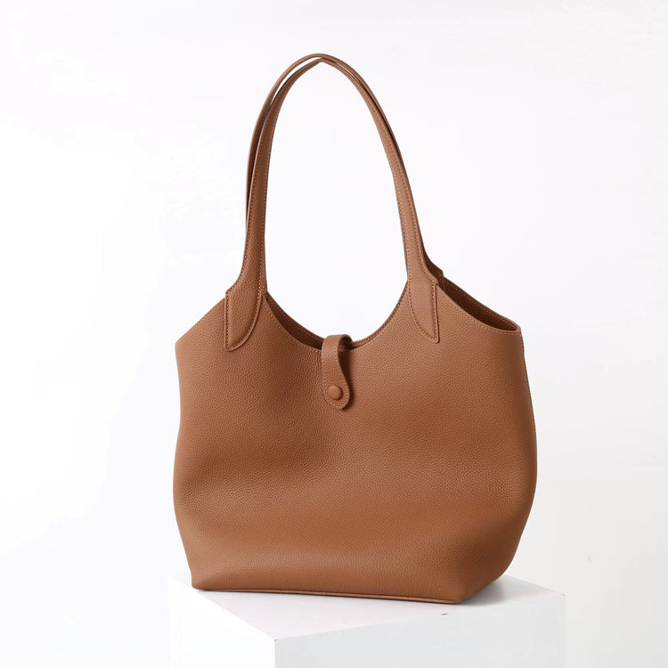 質感真皮|2025新頭層牛皮大容量手提托特包包女式通勤女款輕奢小眾高級感「OS53018」25.11-4