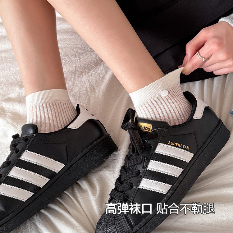 女襪|無骨貝殼扣襪子女棉質親膚舒適軟糯短襪彈力好搭簡約諸暨襪子批發「XC2211」25.02-1