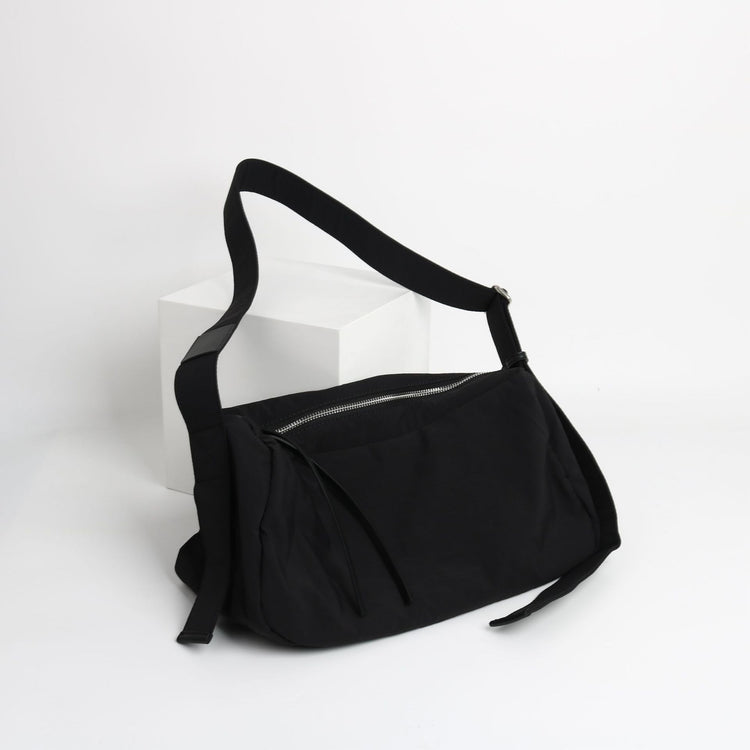 質感真皮|韓版輕便手抓紋防水布休閒大容量單肩包男女運動健身斜挎托特包「3201」24.06-2