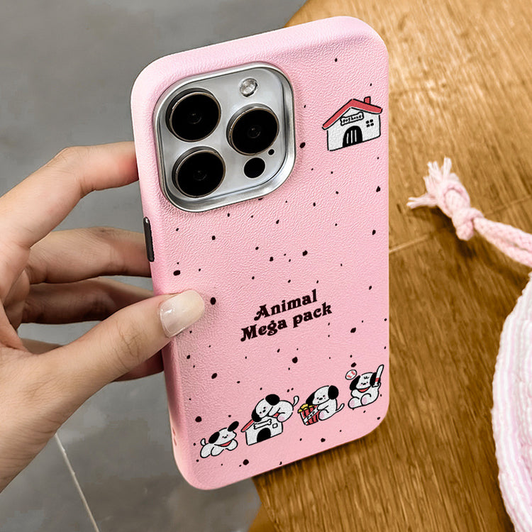 手機殼|iPhone16適用15批發14Promax蘋果13/12銀框皮紋手機殼11批發「LR1200」25.04-3