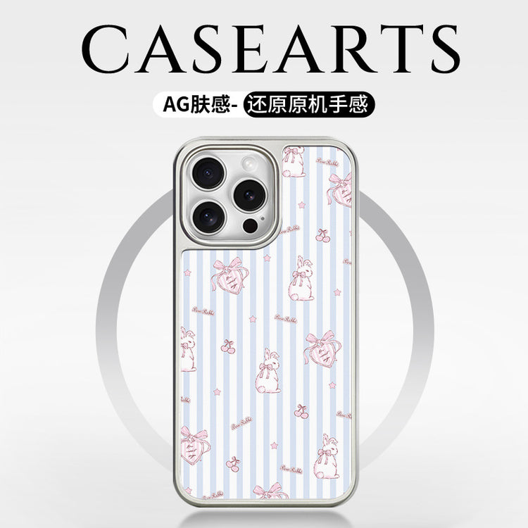 手機殼|蘋果16手機殼iPhone14磁吸AG磨砂碳纖紋13Pro適用小米15/14「LR1381」25.05-2