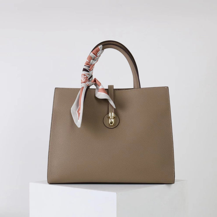 質感真皮|2025春夏新款手提包女士大容量質感單肩包簡約通勤斜背包小眾設計「OS793」25.05-2