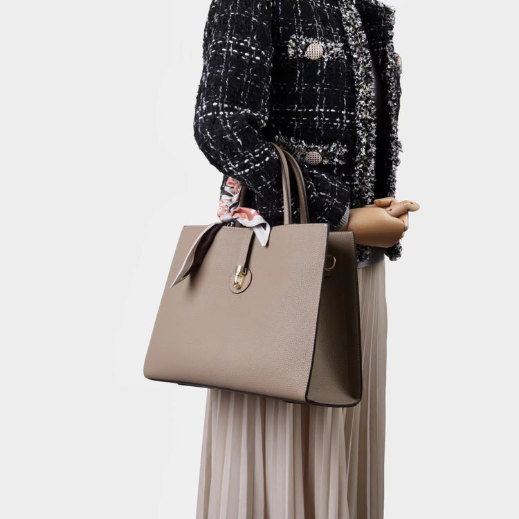 質感真皮|2025春夏新款手提包女士大容量質感單肩包簡約通勤斜背包小眾設計「OS793」25.05-2