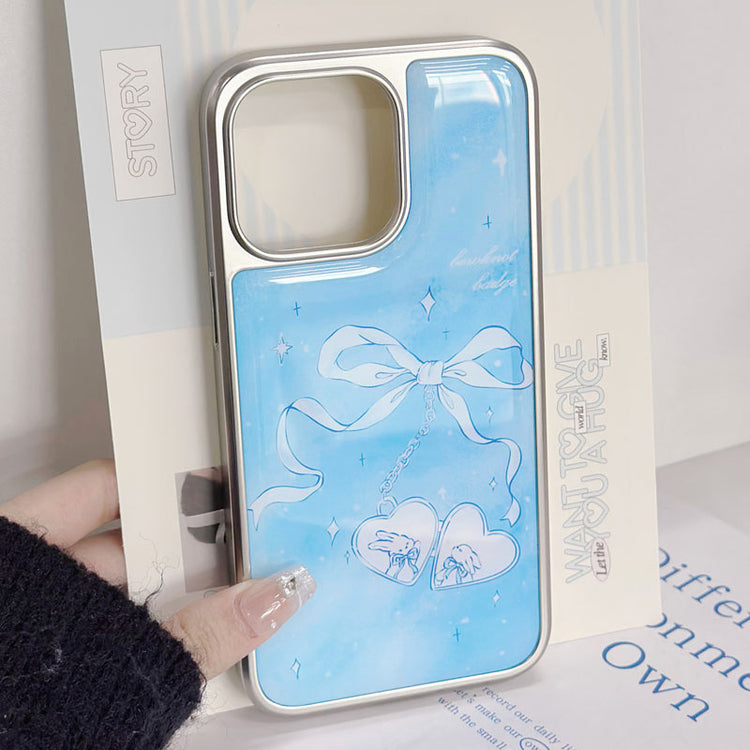 手機殼|蘋果16手機殼iPhone15Promax14電鍍銀邊滴膠13適用華為p70pro「LR1431」25.03-3