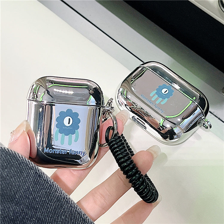 耳機套|適用卡通蘋果藍牙電鍍耳機套airpods3代掛繩tpu套airpodsproi「BQ1551」24.07