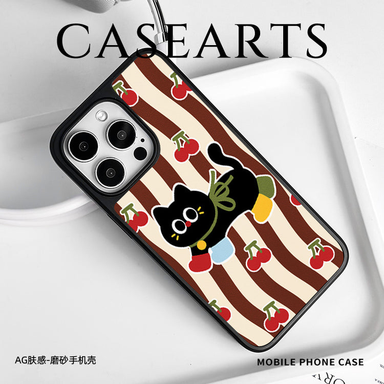 手機殼|iPhone16手機殼蘋果13Promax磁吸AG磨砂殼14適用15Pro卡通12「WYB0989」25.05-1