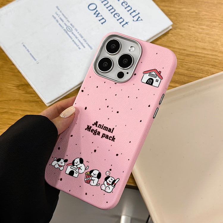 手機殼|iPhone16適用15批發14Promax蘋果13/12銀框皮紋手機殼11批發「LR1200」25.04-3