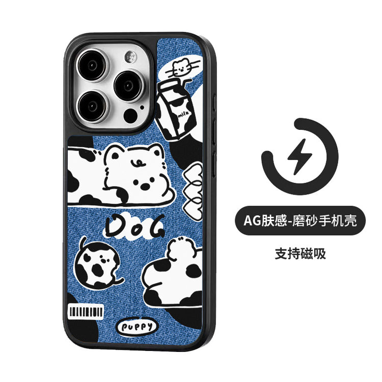 手機殼|蘋果16手機殼15iPhone14pro適用13/12Promax磁吸AG磨砂碳纖紋「LR1276」25.04-2