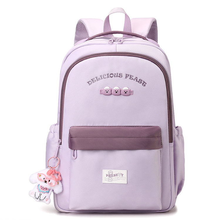 致青春|新款學生書包女韓版國中女生高中生大容量雙肩包簡約大容量背包「1496-134」25.12-1