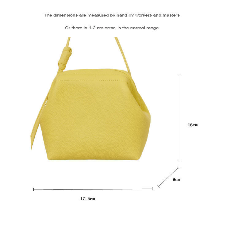 質感真皮|2024年新韓版小眾設計頭層牛皮真皮女包單肩斜背通勤貝殼包包女「6903」24.03-3