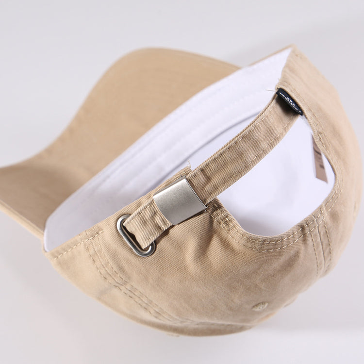 流行帽子|韓版大頭圍刺繡軟頂帽子女休閒潮牌鴨舌帽情侶街頭顯臉小鴨舌帽男「C5901」25.12-2