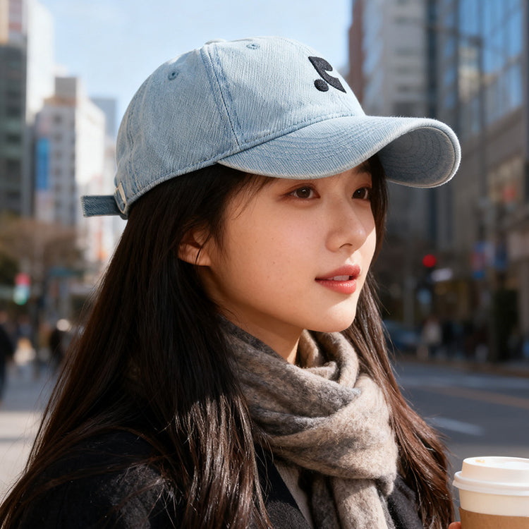 流行帽子|2025新款牛仔棒球帽子女戶外顯臉小水洗鴨舌帽男情侶百搭遮陽帽潮「C5104A」25.10-1